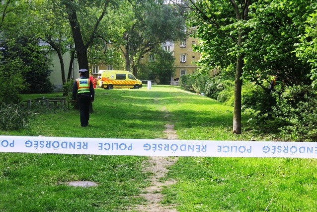 A gyilkosság helyszíne Forrás: police.hu