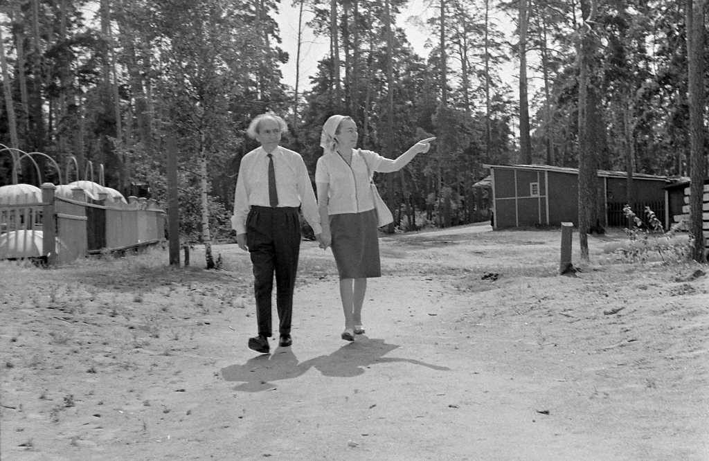Déry Tibor és harmadik felesége, Kunsági Mária Erzsébet (Böbe) 1965-ben  - Forrás: Fortepan/KOTNYEK ANTAL
