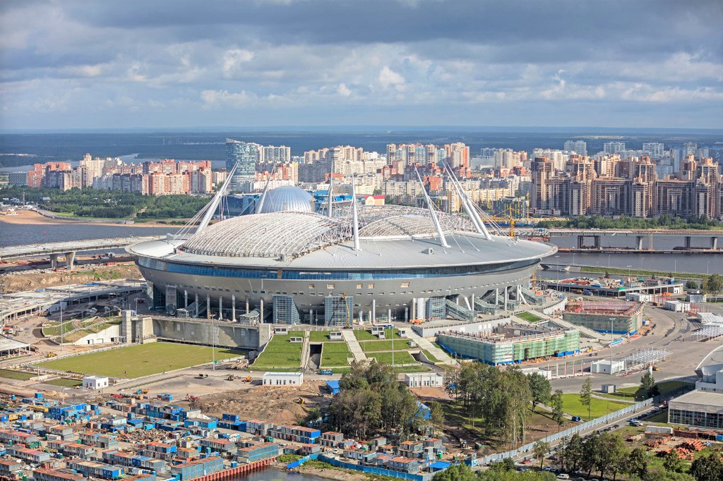 A szentpétervári stadion az eredetihez képest többszörös áron készült el