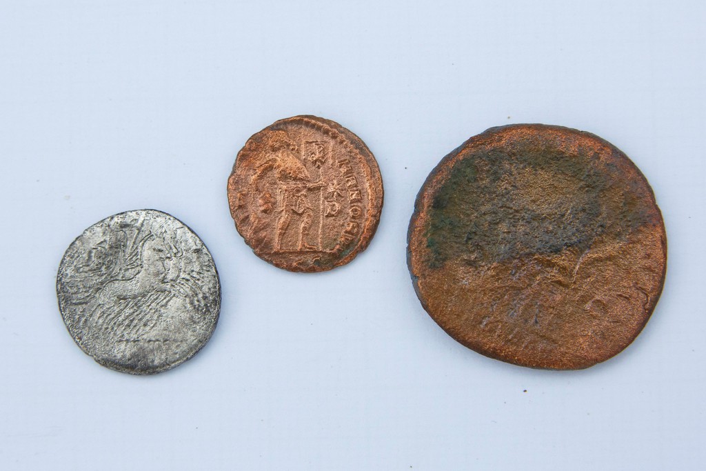 <span>Római kori pénzérmék</span>Fotó: MTI/Varga György