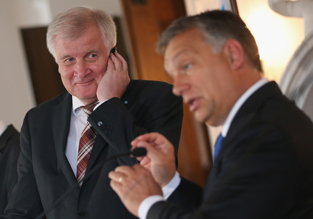 Seehofer bajor és Orbán magyar miniszterelnök - Fotók: Sean Gallup/Getty Images