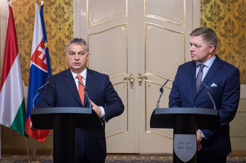 Orbán és Fico Pozsonyban: egymást erősítik FOTÓ: MTI/MINISZTERELNÖKI SAJTÓIRODA/BOTÁR GERGELY