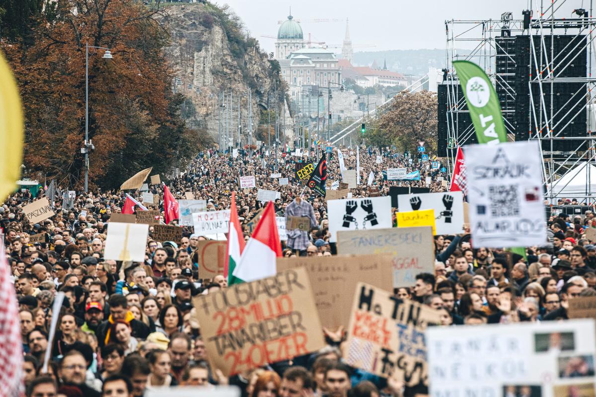 A tavalyi október 23-a is a tanárokról szólt Budapesten