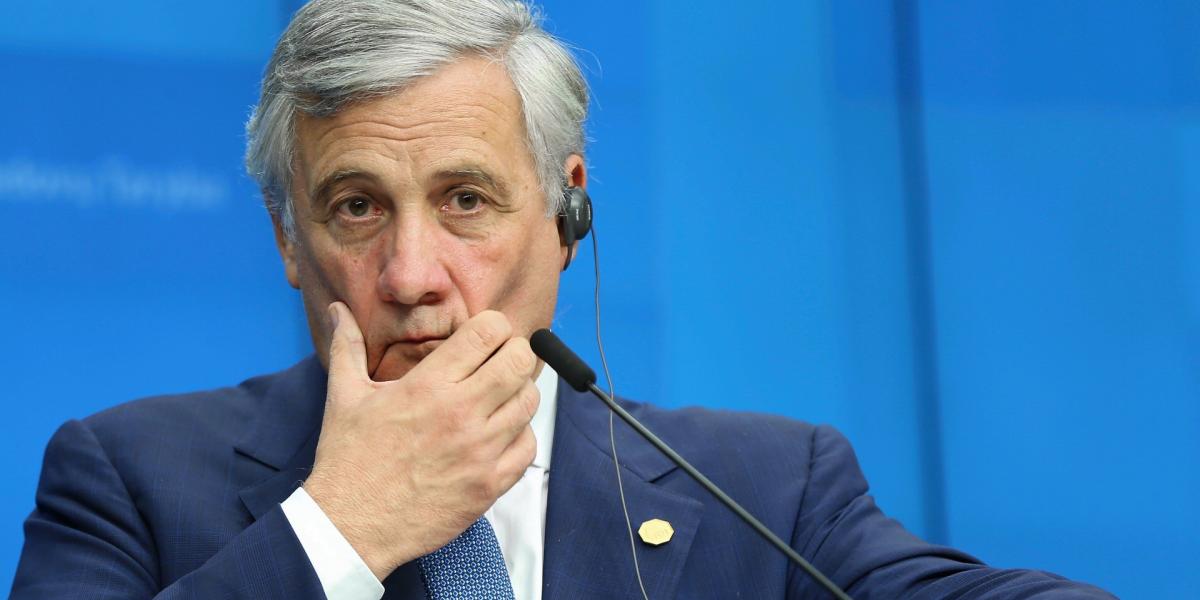 Antonio Tajani, az Európai Parlament elnöke