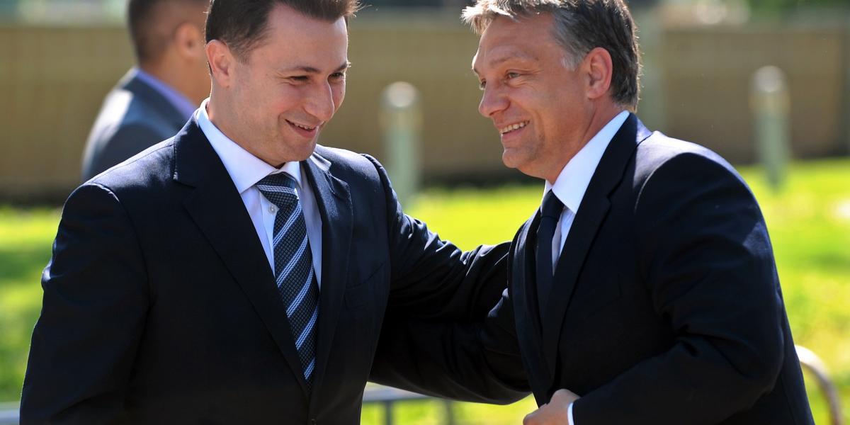 Nikola Gruevszki, mikor megmutatta Orbán Viktornak Szkopjét, még 2011-ben