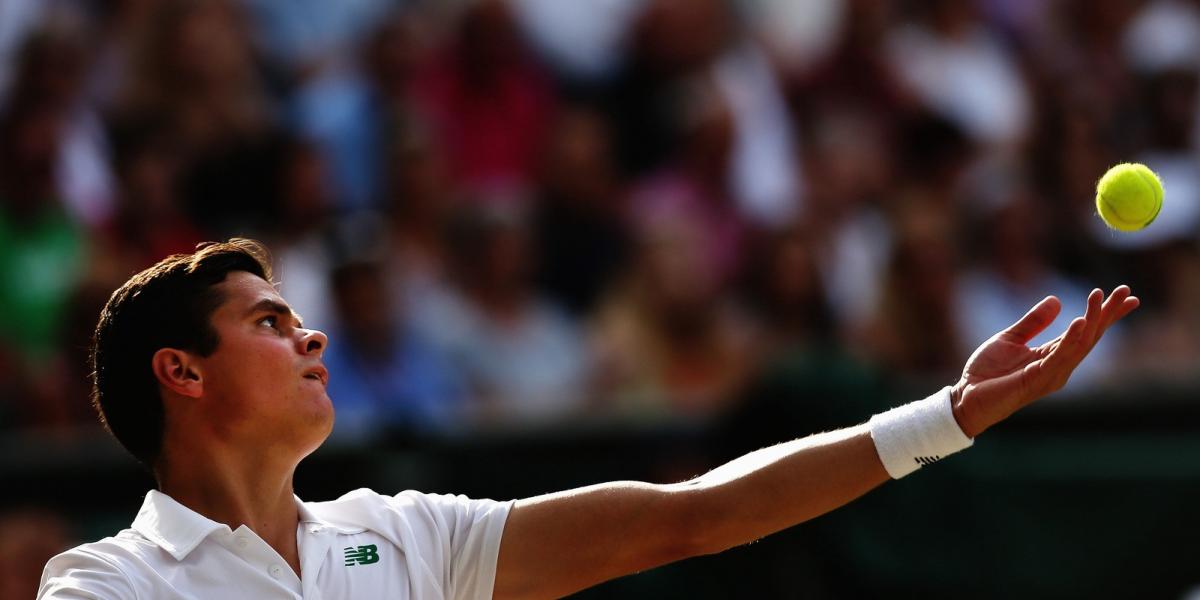 Raonic novemberben Budapestre jön. Fotó: Matthew Stockman/Getty Images