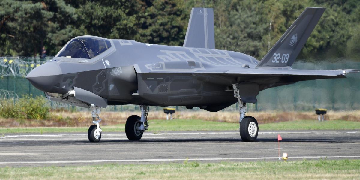 Egy F35-ös amerikai vadászgép; ha ötödik generációs vadászokat vásárolna a Honvédség, szinte biztosan ez a modell jöhet szóba