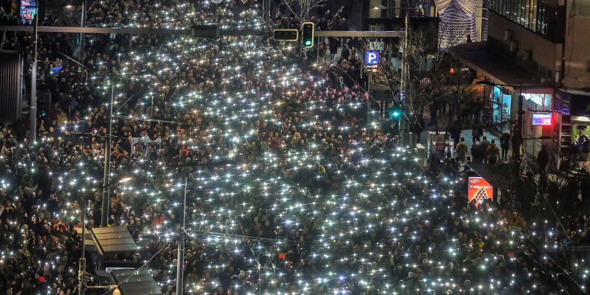 Már több mint két hónapja minden hétvégén demonstrálnak Szerbiában