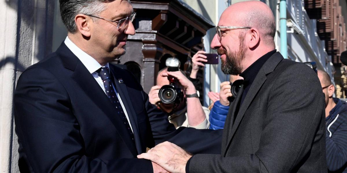 Andrej Plenkovic és Charles Michel