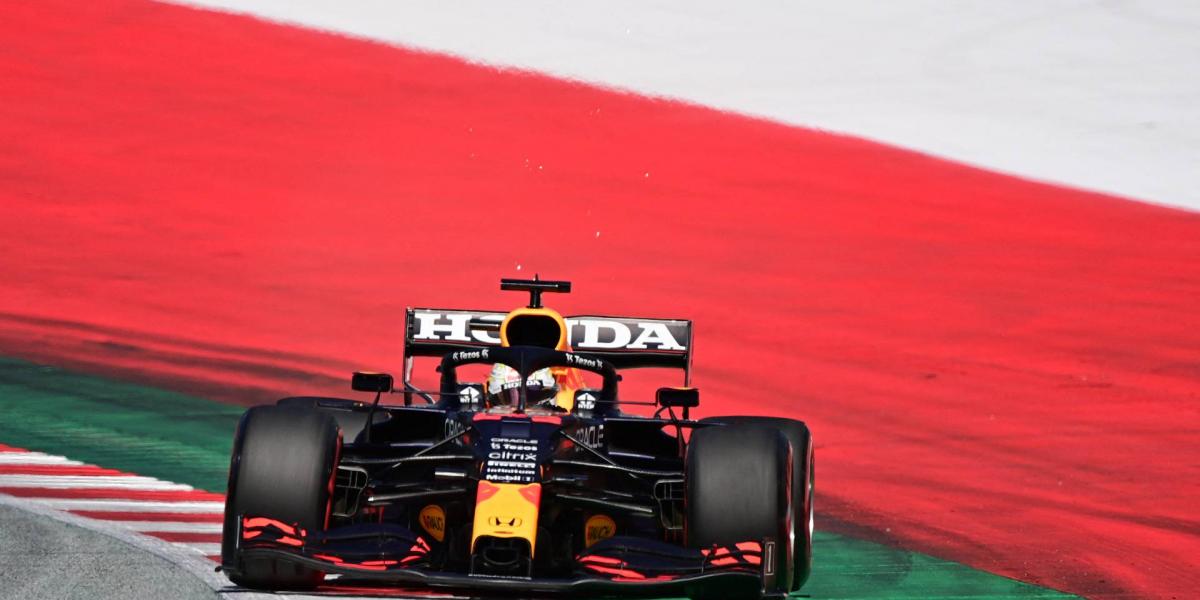 Verstappen autója a Stájer Nagydíjon.