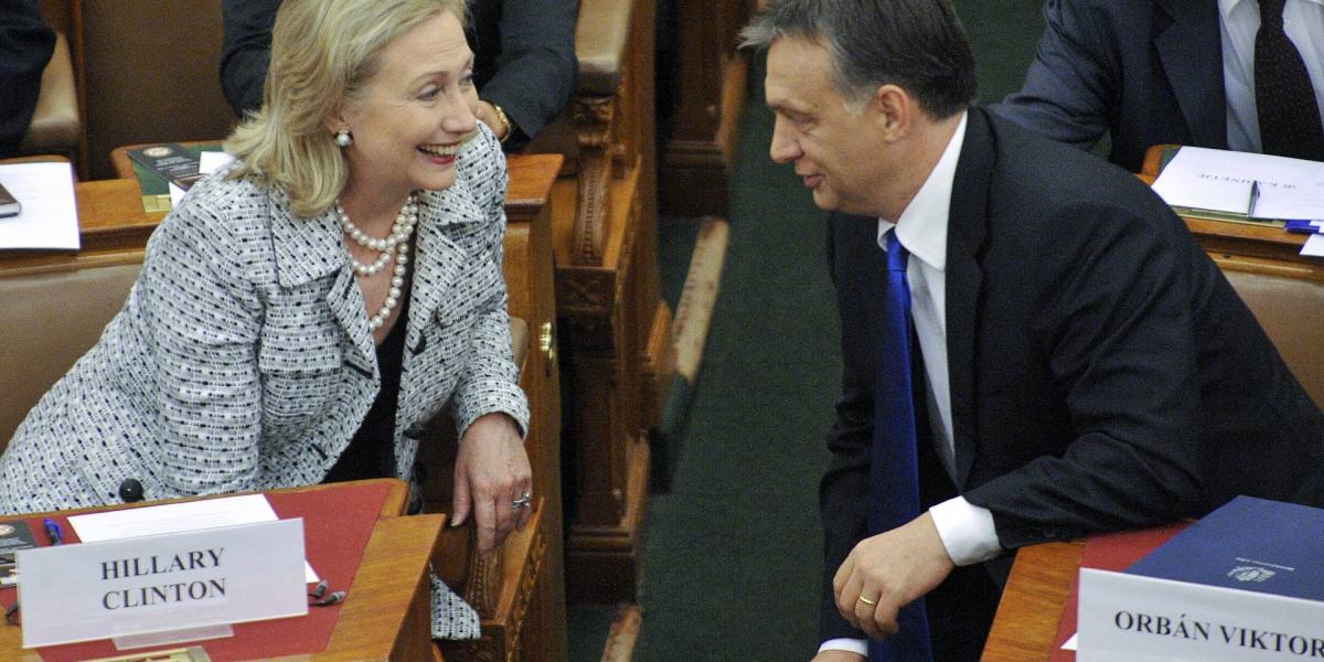 Clinton és Orbán 2011-ben.