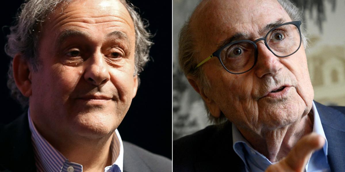 Michel Platini, Joseph Blatter