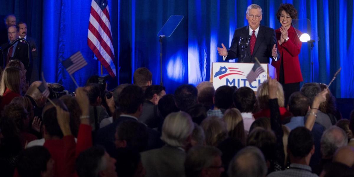 Mitch McConnell kettős győzelmet ünnepelhetett
FOTÓ: EUROPRESS/GETTY IMAGES/AARON P. BERNSTEIN