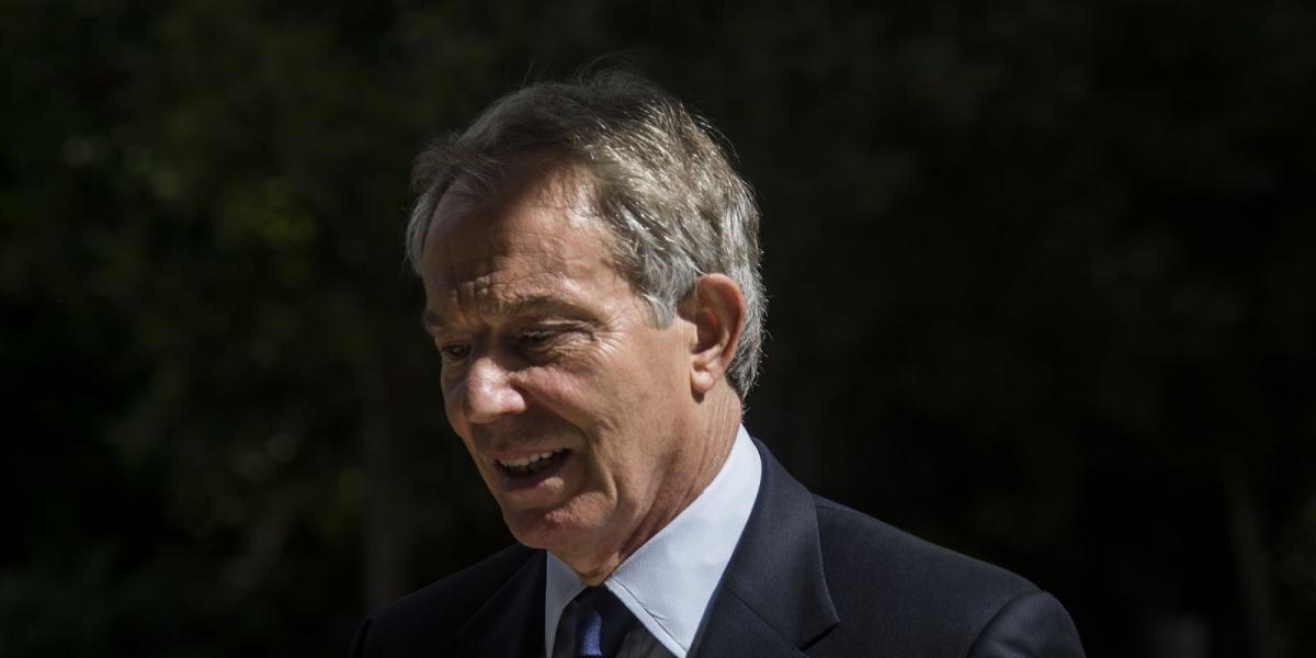 A képen: Tony Blair volt brit kormányfő. FOTÓ: Ilia Yefimovich/Getty Images