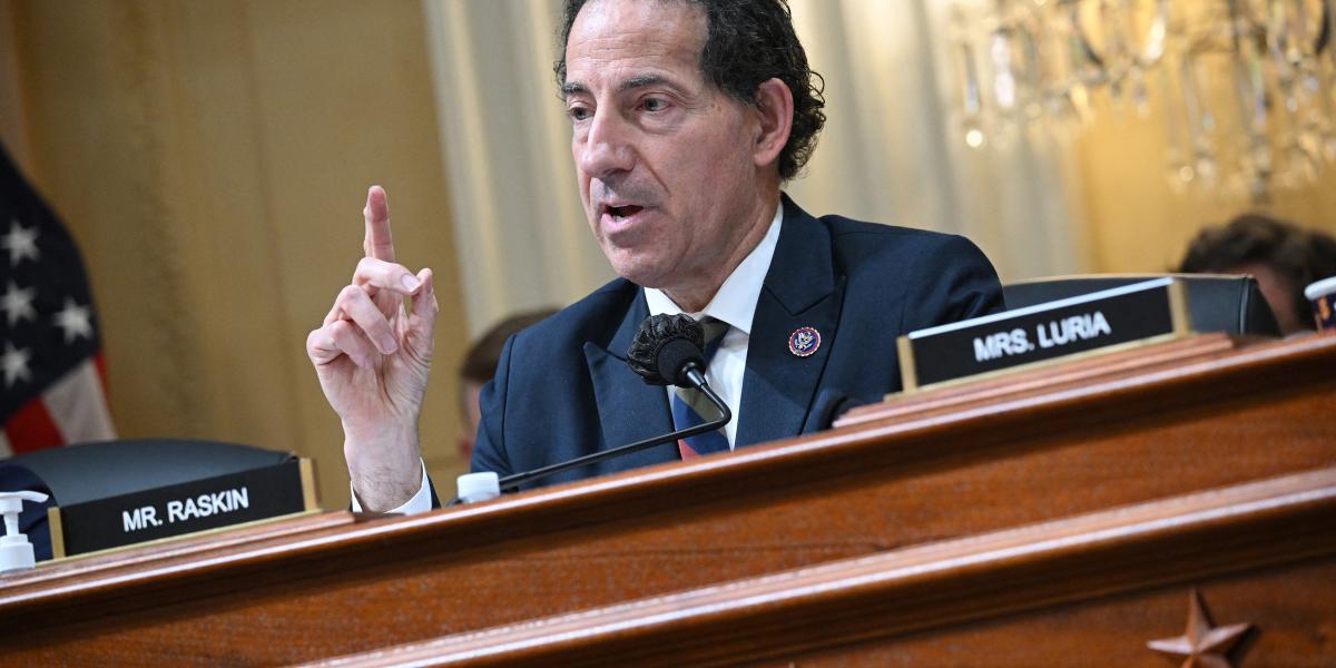 Jamie Raskin, a külömbizottság egyik tagja