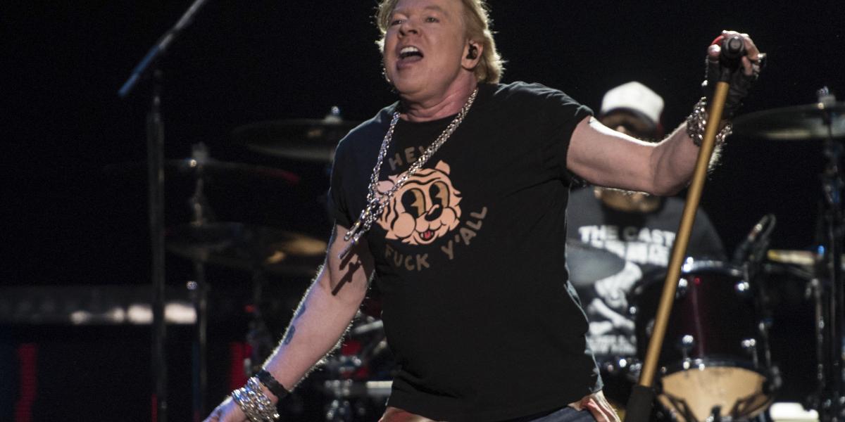 Axl Rose, a Guns N` Roses énekese 2020-ban