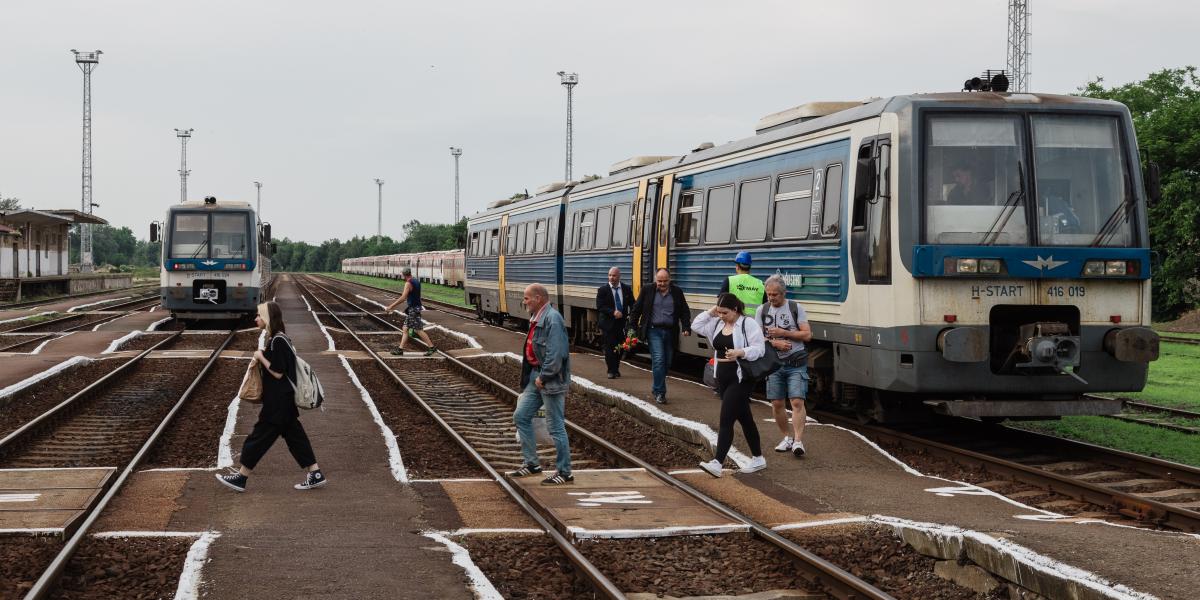 A szentesi vasútállomás. Képünk illusztráció. 