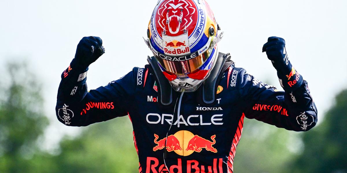 Max Verstappen a monzai győzelem után