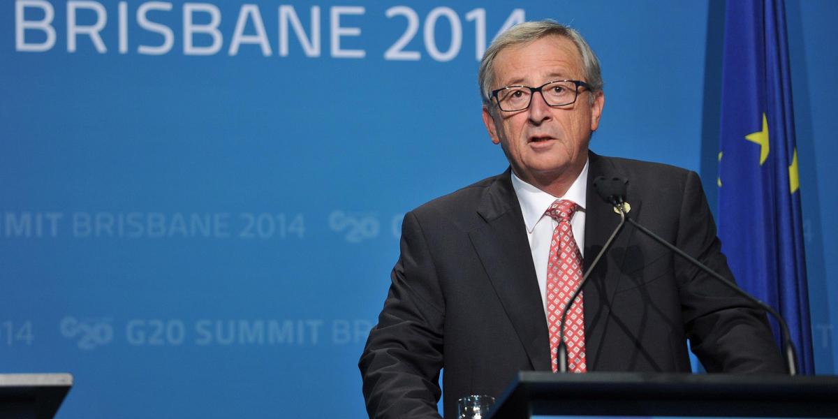 Jean-Claude Juncker, az Európai Bizottság elnöke. Forrás: GETTY iMAGES