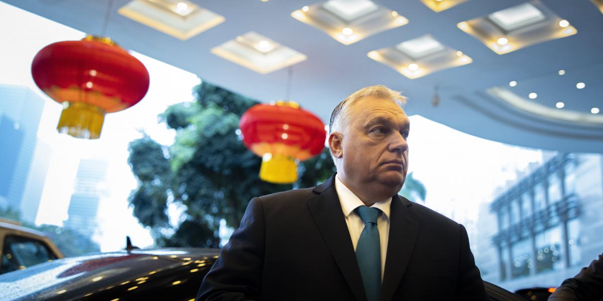 Viktor Orban headed from Beijing to Shenzhen, where he will also hold talks with the heads of giant Chinese companies