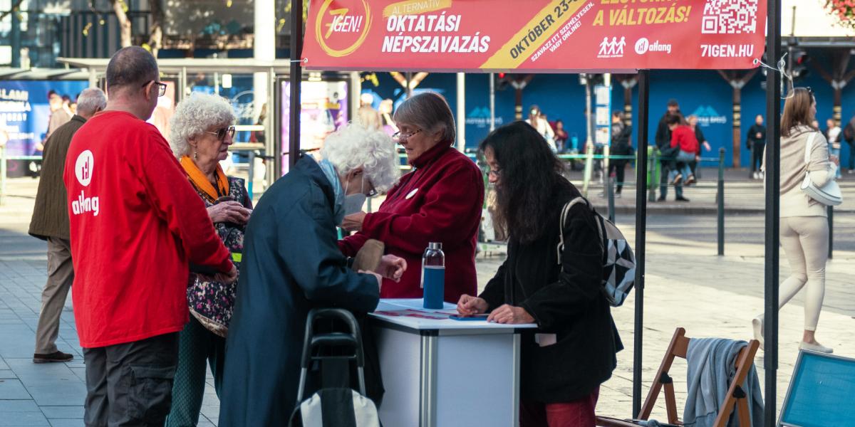 Most azért akcióznak a diákok, hogy az alternatív népszavazásnak mégis legyen foganatja