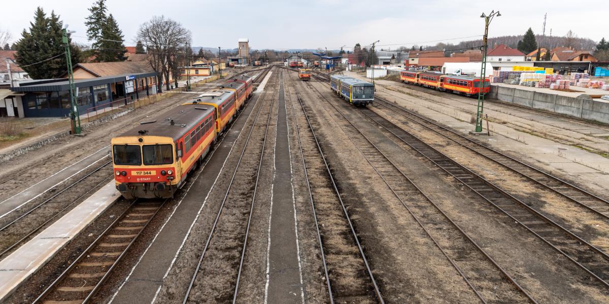 A balassagyarmati pályaudvar - képünk illusztráció