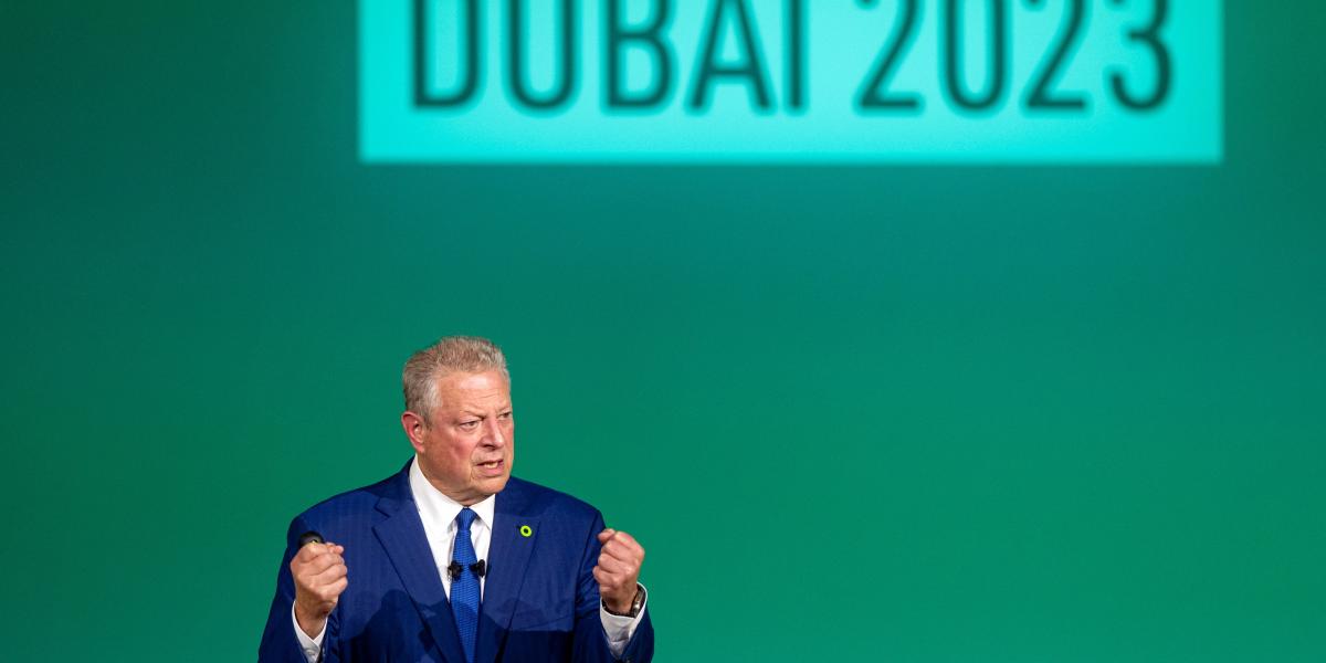 Al Gore volt amerikai alelnök is felszólalt a klímacsúcson