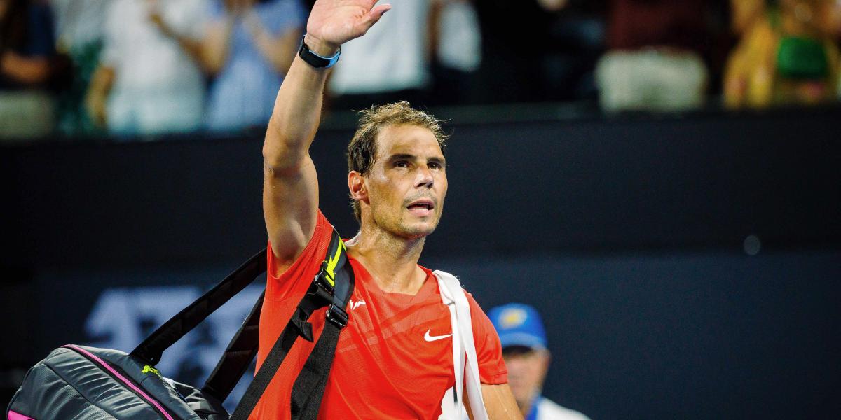 Rafael Nadal, miután kikapott Jordan Thompsontól a brisbane-i torna utolsó mérkőzésén