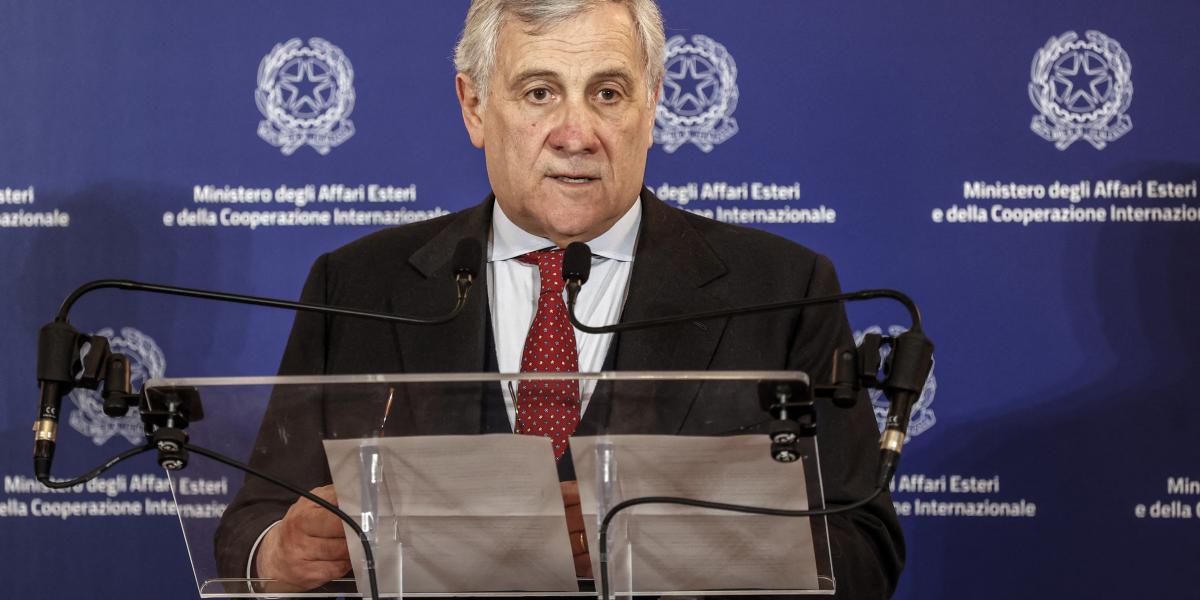 Antonio Tajani olasz külügyminiszter