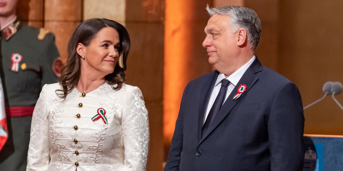 Novák Katalin videóval búcsúzott, amibe Orbán Viktor már nem fért bele