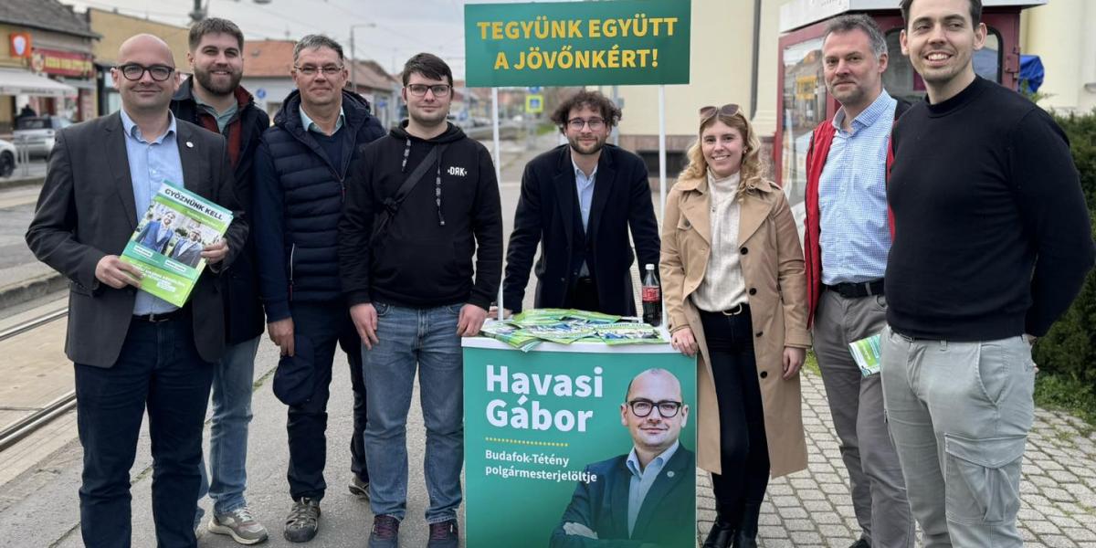 Utcai stand a XXII. kerületben.
A győztes mindent visz