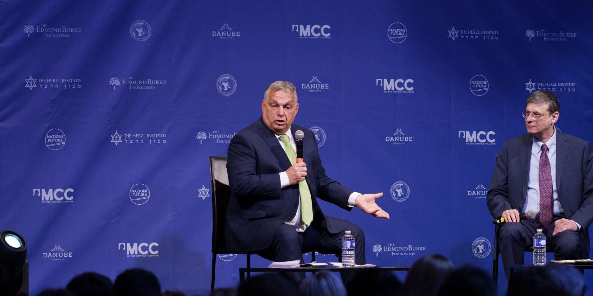 Orbán Viktor a szélsőjobb konferenciáján: le kell cserélni az európai vezetőket