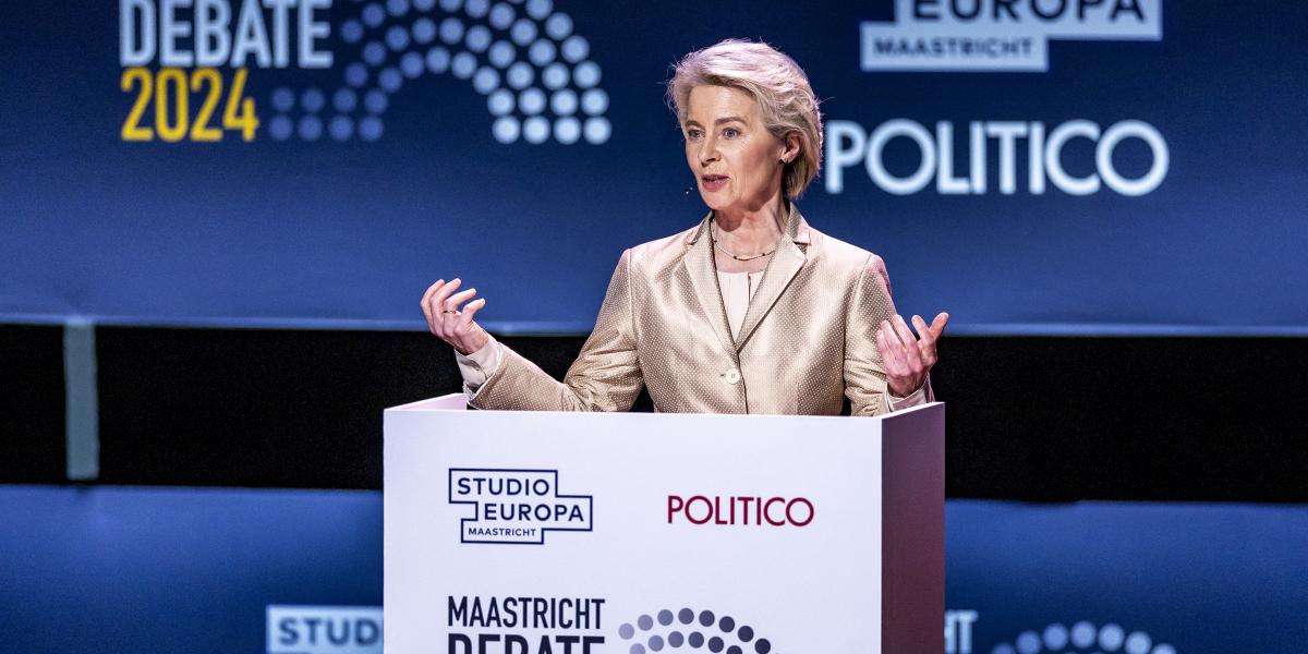 Az Európai Bizottság vezetői posztjára pályázók hétfői vitáján Ursula von der Leyen nem zárta ki a TikTok uniós betiltását