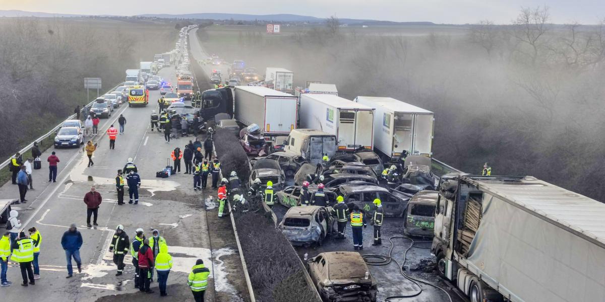 A tömegbalesetnek egy halálos áldozata volt