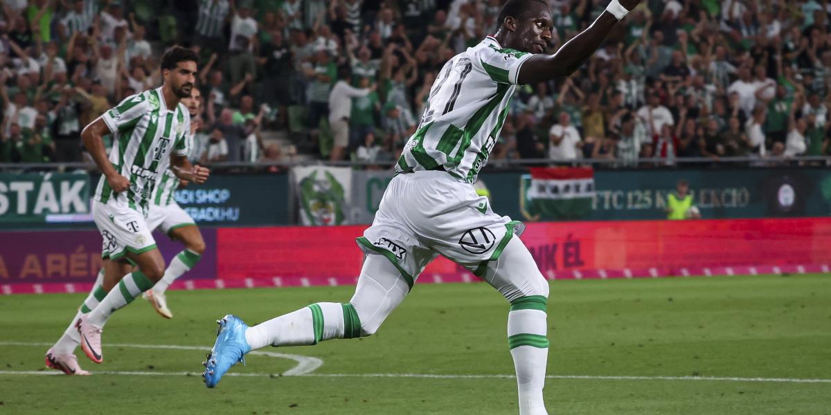 A ferencvárosi Ibrahim Cissé gólja kedden csak a döntetlenre volt elég a Groupama Arénában