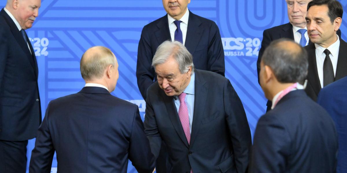 António Guterres ENSZ-főtitkár tegnap esti programjában egy Vlagyimir Putyinnal való személyes találkozó is szerepelt