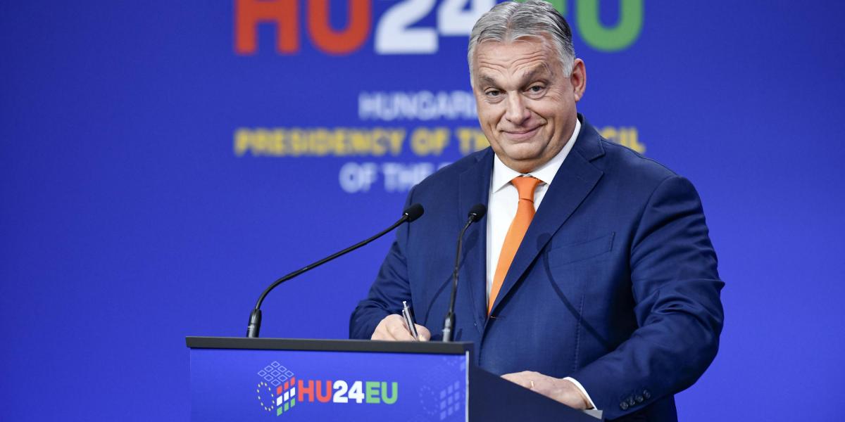 Orbán Viktor a pénteken zárult informális budapesti EU-csúcs sajtótájékoztatóján