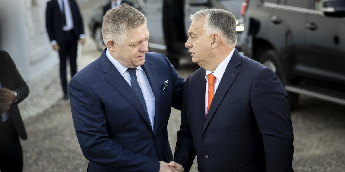 Robert Fico és Orbán Viktor 2024. október 22-én