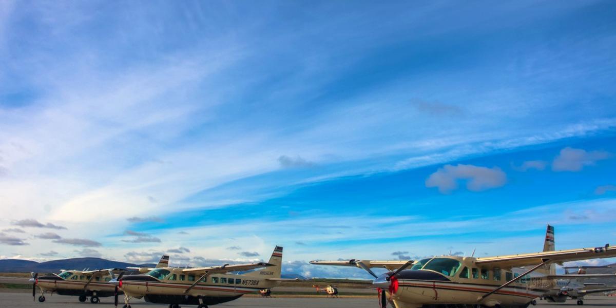 A Bering Air Cessna Caravan repülőgép-folttája 