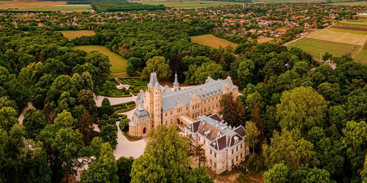 A szabakígyósi  Wenckheim-kastély. 