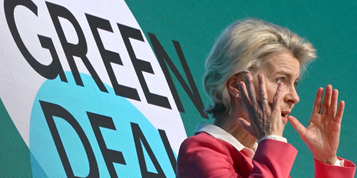 A Green Dealt Ursula von der Leyen mutatta be. A háború kirobbanása óta okoz fejfájást a zöld terv