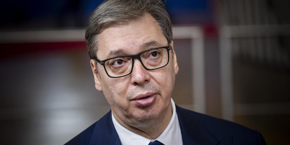 Aleksandar Vučić szerb elnök