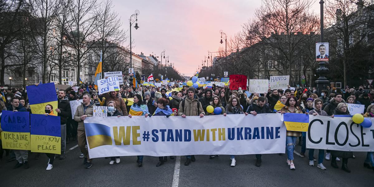 Egy magyarországi kiállás Ukrajna mellett