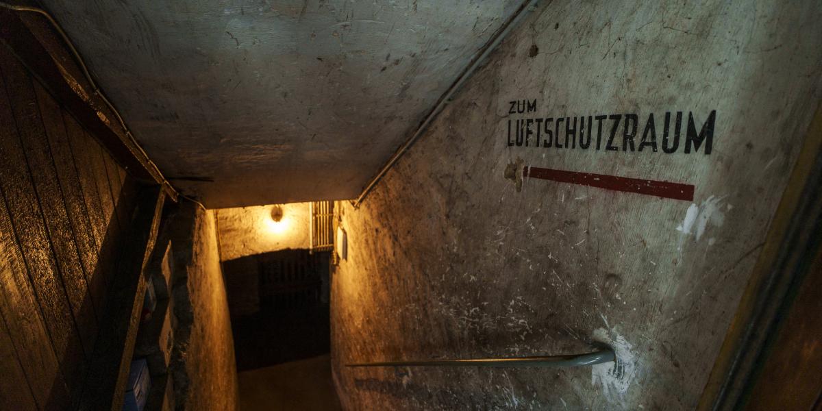 Régi légvédelmi pince Frankfurtban