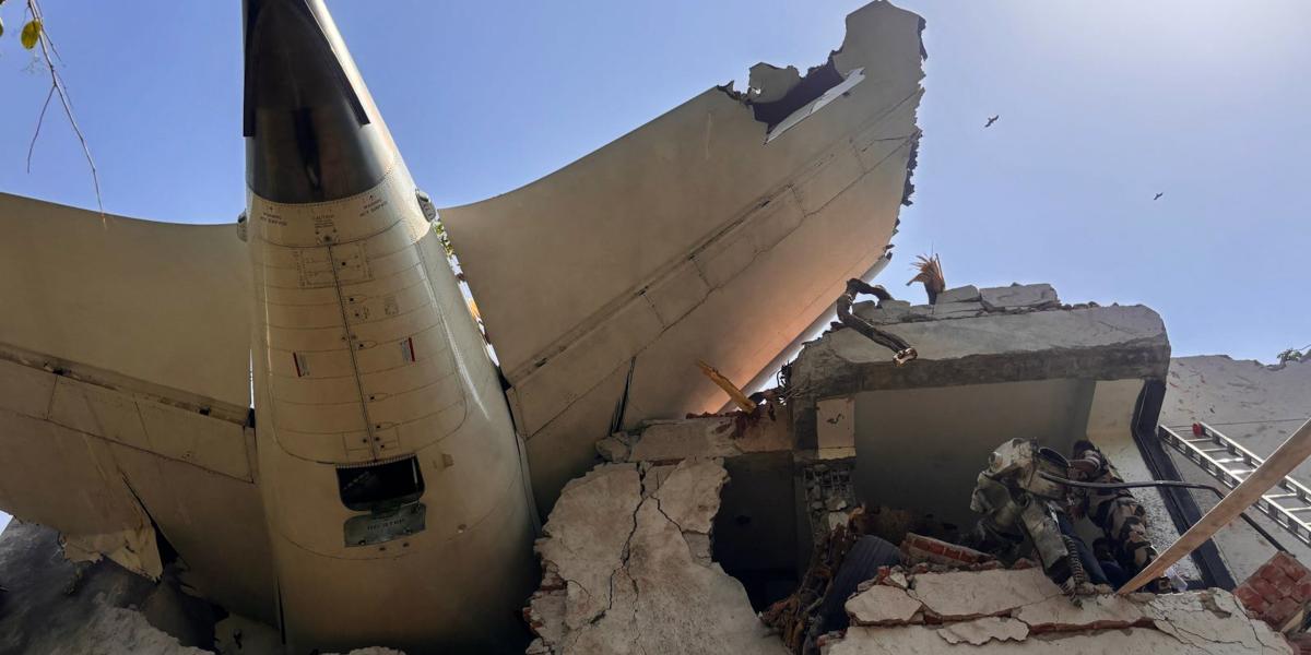 A lezuhant repülőgép 2025. június 12-én