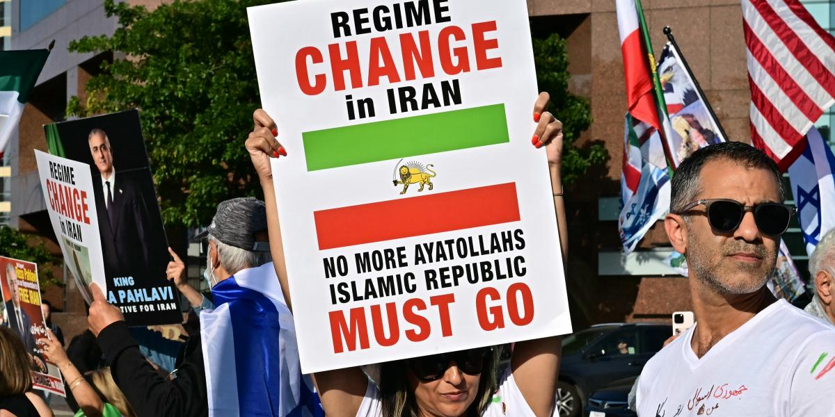 Az Egyesült Államokban az iráni rezsimváltásért tüntettek néhány hete