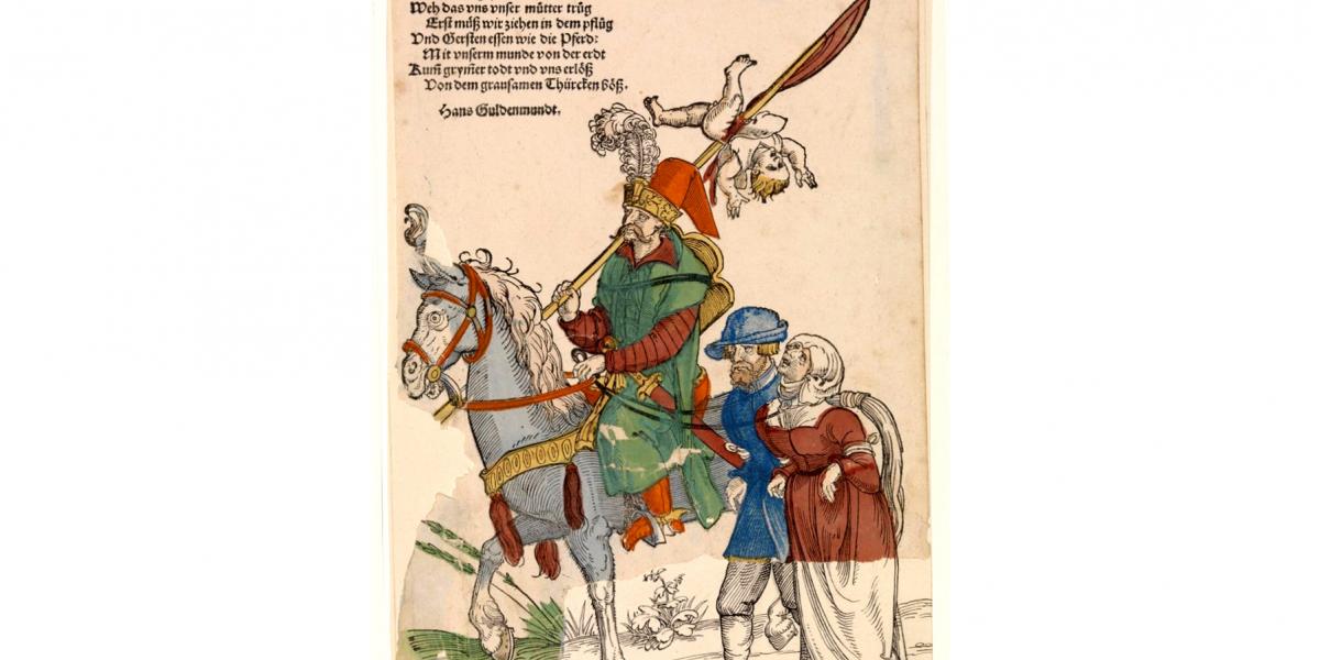 Markáns koncept
Magyarország
Kelethez
kötéséhez
(Hans Guldenmund:
Török
katona rabszolgákat
hurcol)