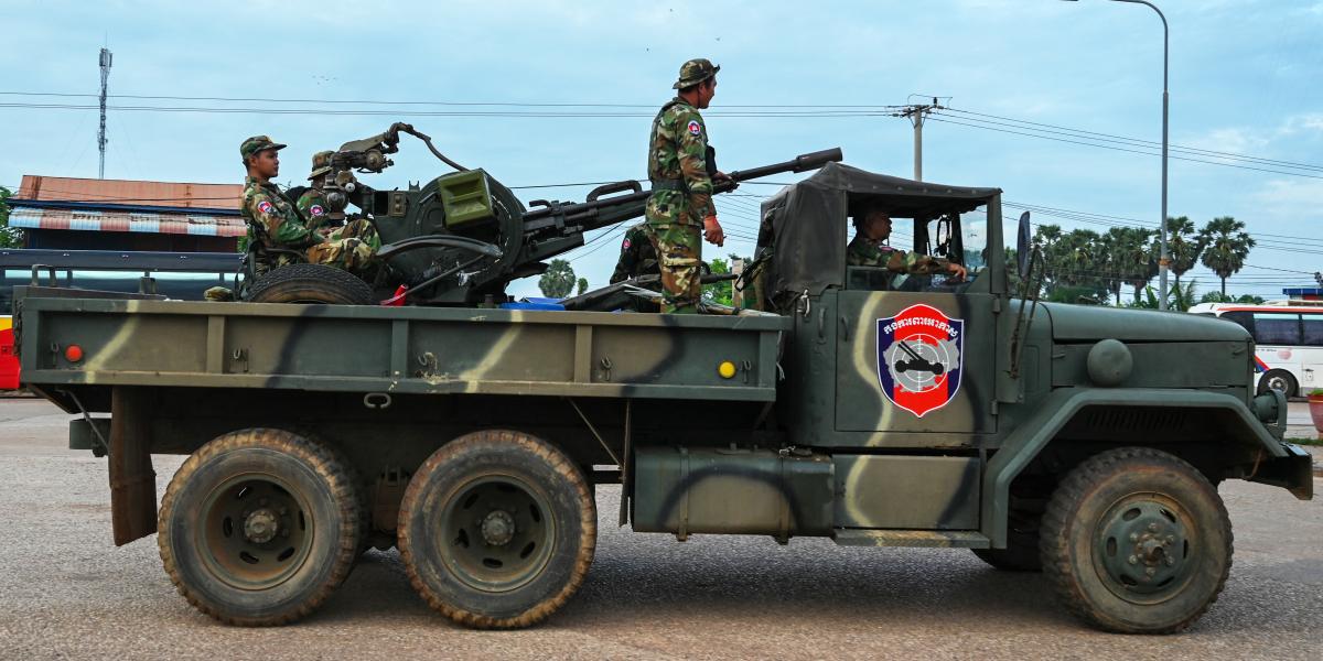 Illusztráció: Thai katonák készenlétben 