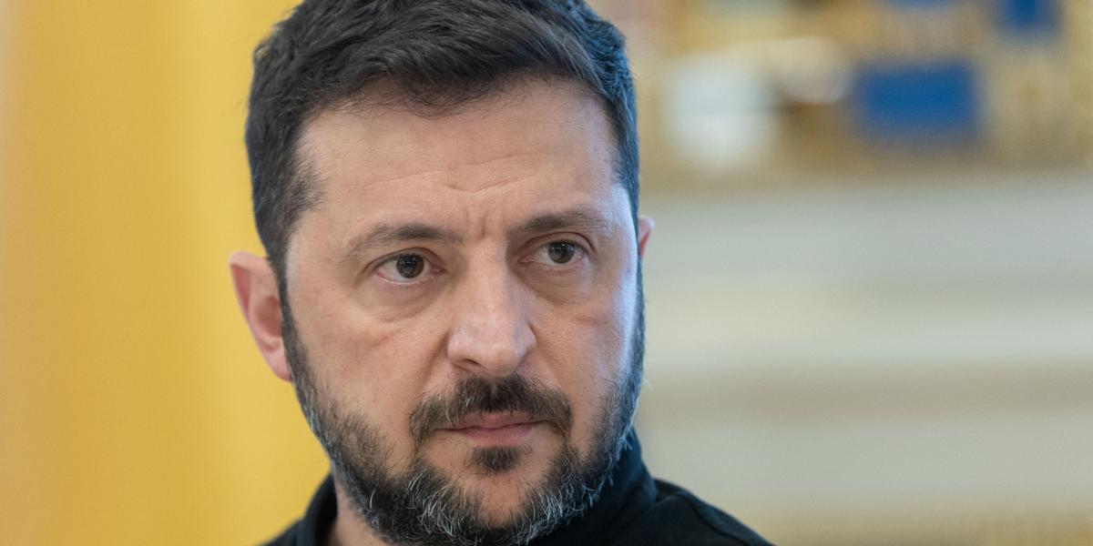 Volodimir Zelenszkij ukrán elnök