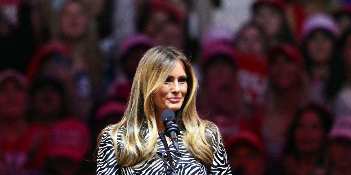 Melania Trump egy korábbi republikánus gyűlésen 